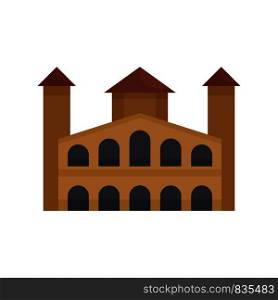 Hystorical building icon. Flat illustration of hystorical building vector icon for web isolated on white. Hystorical building icon, flat style