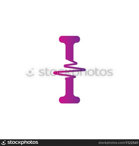 I Letter creative logo or symbol template design