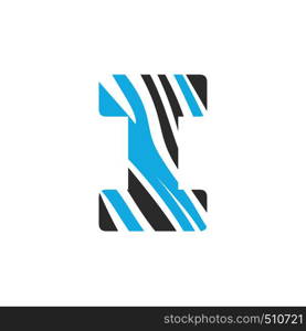 I letter logo vector design. Initial letter I logo design.