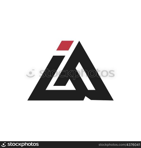 IB monogram logo vector design