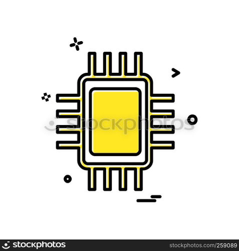 IC icon design vector