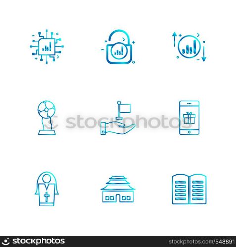 ic , lock , unlock , graph , up , down , book , smart phone ,sister , globe , flag icon, vector, design, flat, collection, style, creative, icons