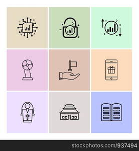 ic , lock , unlock , graph , up , down , book , smart phone ,sister , globe , flag icon, vector, design, flat, collection, style, creative, icons