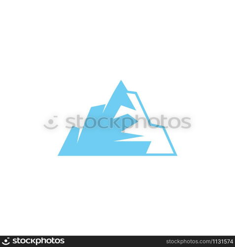 Ice berg Logo Template vector symbol nature