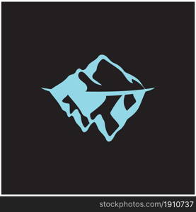 Ice berg Logo Template vector symbol nature