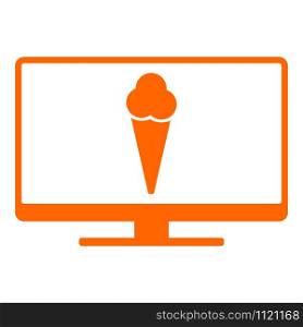 Ice cream and screen
