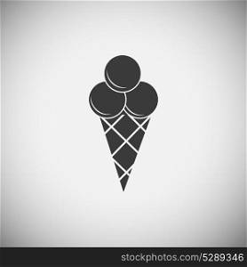 Ice cream application icons vector