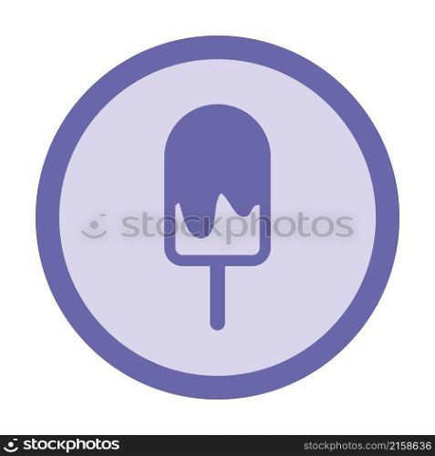 ice cream circle icon