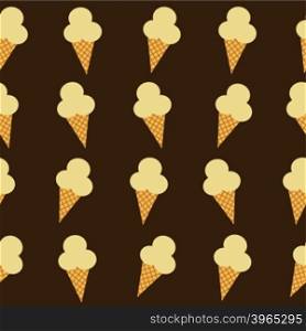 ice cream cone theme. ice cream cone theme vector art illustration