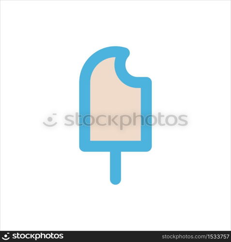 ice cream icon flat vector logo design trendy illustration signage symbol graphic simple