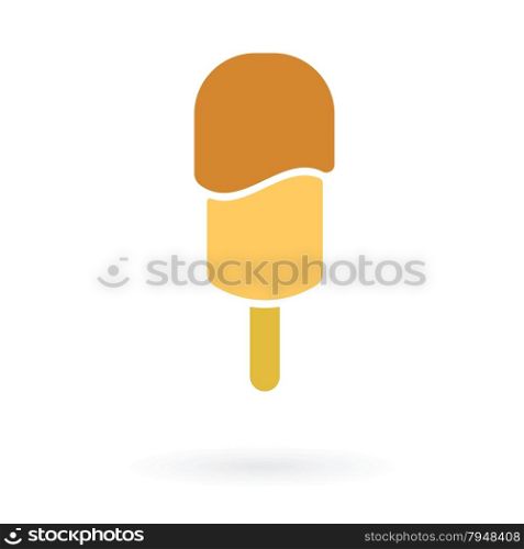 ice cream icon isolated vector illustration.