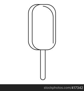 Ice cream icon. Outline illustration of ice cream vector icon for web. Ice cream icon, outline style