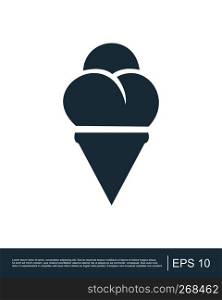 Ice Cream icon template