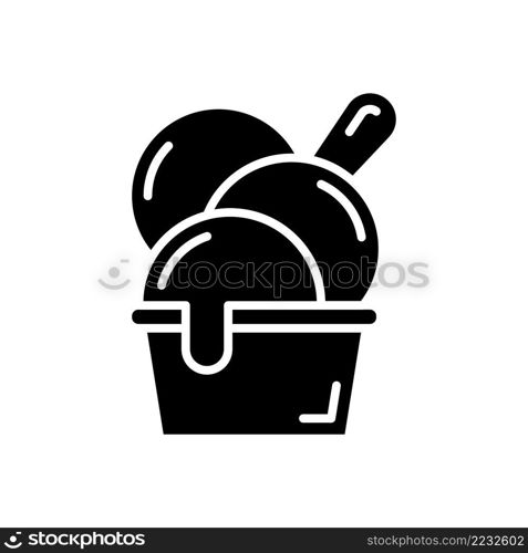 Ice cream icon vector design template on white background