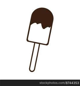 ice cream icon vector illustration simple design