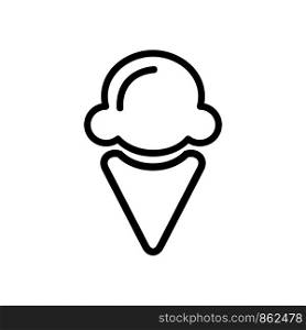 Ice cream icons. Summer dessert, tasty food