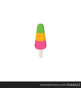 Ice cream logo vector icon illustration design