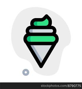 Ice cream outline icon set