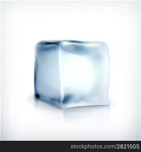 Ice cube, vector