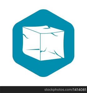 Ice icon. Simple illustration of ice vector icon for web. Ice icon, simple style