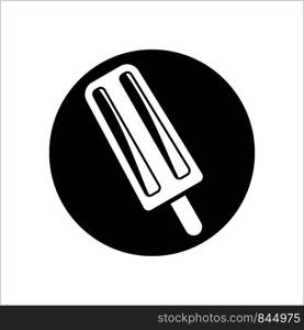 Ice Lolly Icon Vector Art Illustration