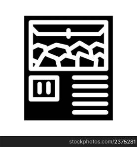 ice machines glyph icon vector. ice machines sign. isolated contour symbol black illustration. ice machines glyph icon vector illustration