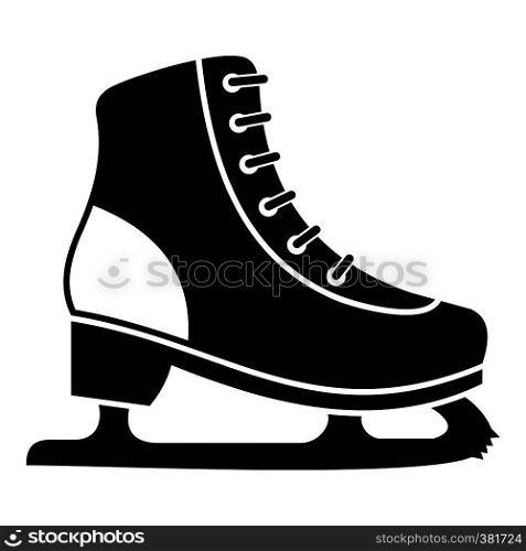 Ice skate icon. Simple illustration of ice skate vector icon for web. Ice skate icon, simple style
