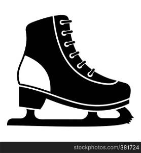 Ice skate icon. Simple illustration of ice skate vector icon for web. Ice skate icon, simple style