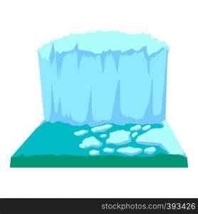 Iceberg icon. Cartoon illustration of iceberg vector icon for web. Iceberg icon, cartoon style