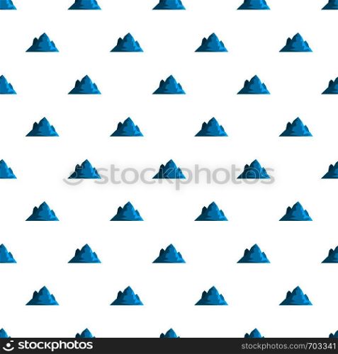 Iceberg pattern seamless in flat style for any design. Iceberg pattern seamless