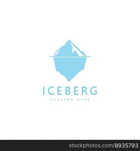 Iceberg vector illustration icon design template