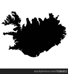 Iceland map Vector illustration Eps 10.. Iceland map Vector illustration Eps 10