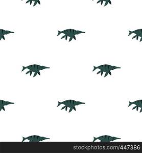 Ichthyosaur dinosaur pattern seamless for any design vector illustration. Ichthyosaur dinosaur pattern seamless