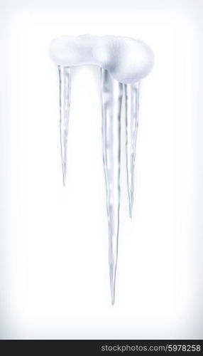 Icicles, vector object