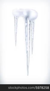 Icicles, vector object