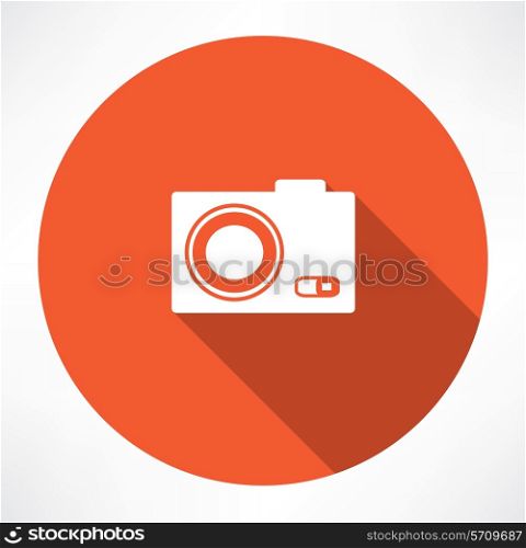 Icon camera. Flat modern style vector illustration