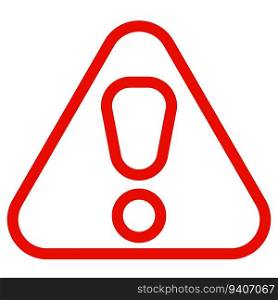 Icon caution error, sign danger precaution beware exclamation triangle fatal