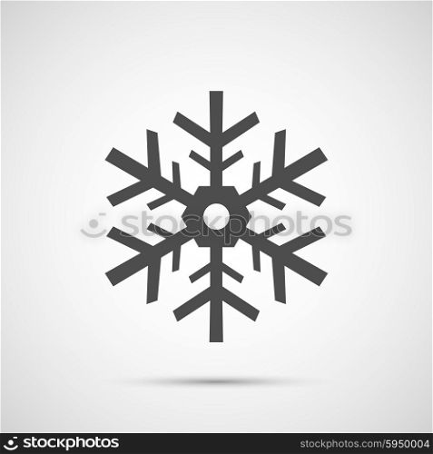 Icon Christmas snowflakes for holiday season. Icon Christmas snowflakes for holiday season.