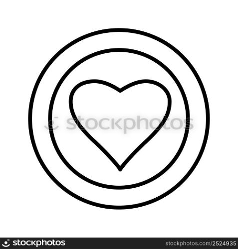 Icon Heart Slot Machine line, editable stroke. Gambling symbol, object. Vector illustration lineart isolated. Icon Heart Machine line, editable stroke. Gambling symbol, object. Vector illustration