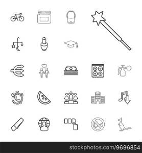 Icon icons Royalty Free Vector Image