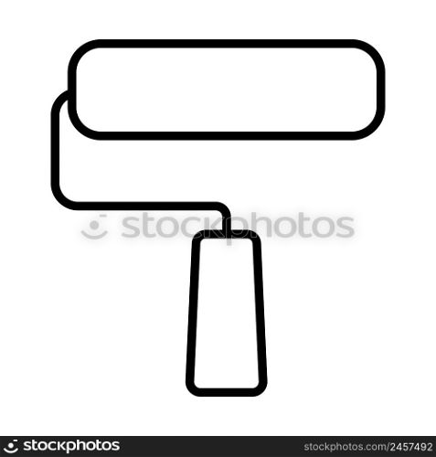 Icon Of Construction Paint Brushes. Bold outline design with editable stroke width. Vector Illustration.