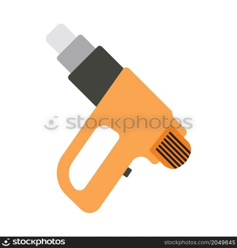 Icon Of Electric Industrial Dryer. Flat Color Design. Vector Illustration.