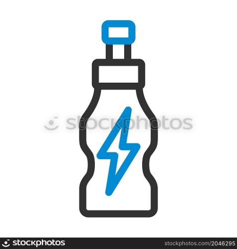 Icon Of Energy Drinks Bottle. Bold outline design with editable stroke width. Vector Illustration.