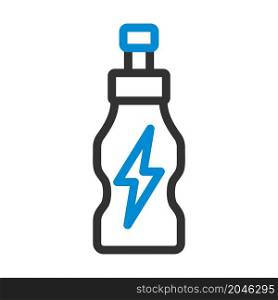 Icon Of Energy Drinks Bottle. Bold outline design with editable stroke width. Vector Illustration.