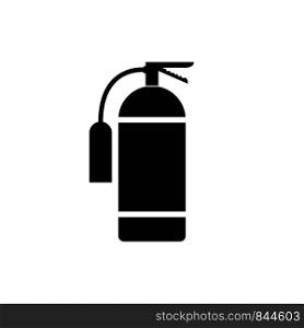 Icon of fire extinguisher isolated fire danger symbol of fire protection. EPS 10. Icon of fire extinguisher isolated fire danger symbol of fire protection.