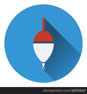 Icon of float . Flat design. Vector illustration.