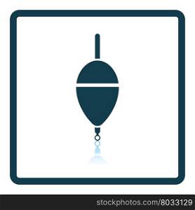 Icon of float . Shadow reflection design. Vector illustration.