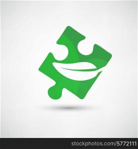 Icon of green puzzle piece