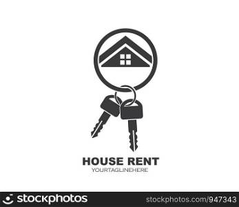 icon of house rent vector illustration design