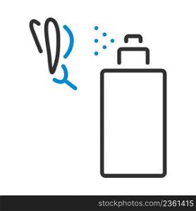 Icon Of Mosquito Spray. Editable Bold Outline With Color Fill Design. Vector Illustration.